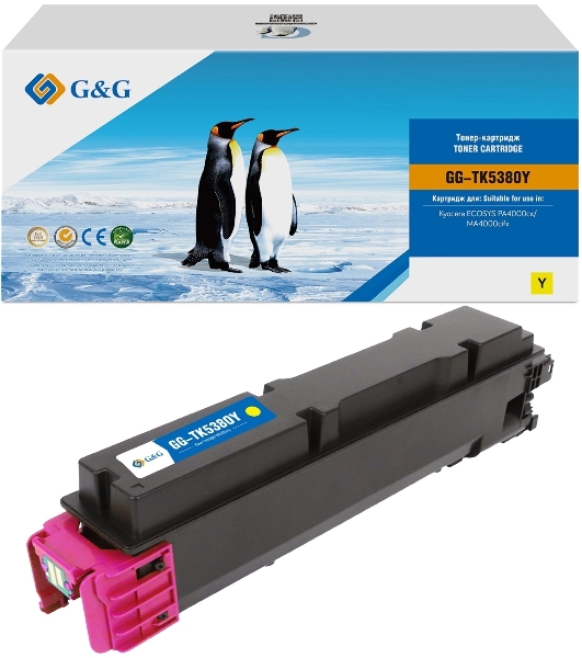 Картридж лазерный G&G GG-TK5380Y (TK-5380Y) желтый (10000 стр.) для Kyocera ECOSYS PA4000cx/MA4000cifx