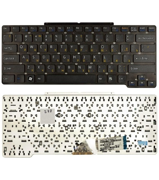 Клавиатура для ноутбука Sony Vaio VGN-SR черная