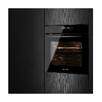 Встраиваемый духовой шкаф Kuppersberg HT 613 Black, High-Tech, объем 72 л, 12 режимов работы, быстрый нагрев, телескопические направляющие, доводчик двери, таймер, термощуп, 3 стекла в дверце, сенсорное управление, блокировка от детей, энергоэффективность А+, черный, фото4
