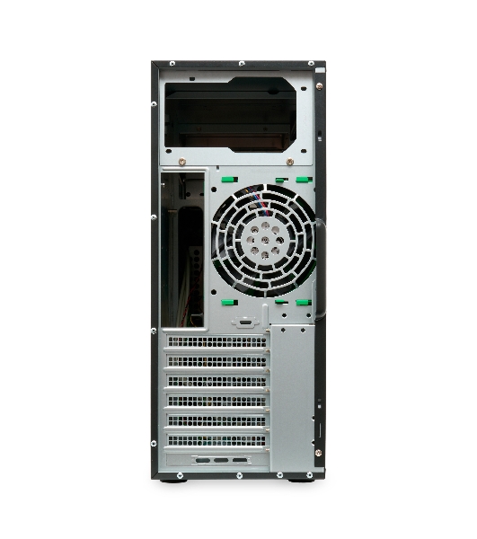 Серверный корпус 4-trays Workstation Chassis 2 x 5.25' drive bays 4 x 3.5' swappable HDD trays; 4-port 6 Gbps SAS/SATA to SATA HDD; no PSU onboard (AC-PS7500 optional)