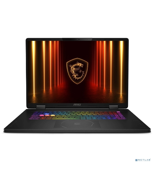 Ноутбук MSI Crosshair 18 HX AI A2XWGKG-022XRU Core Ultra 9 275HX 32Gb SSD 1Tb NVIDIA GeForce RTX 5070 8Gb 18' IPS QHD+ (2560x1600) FreeDOS черный WiFi BT Cam (9S7-184111-022)