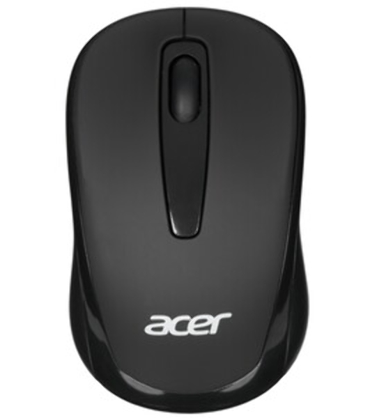 Мышь беспроводная Acer OMR133 черный, 1000 dpi, радиоканал, USB, кнопки - 3
