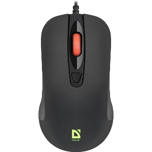 Мышь проводная Defender Ultra Classic MB-280 черный, 1200 dpi, USB, кнопки - 4