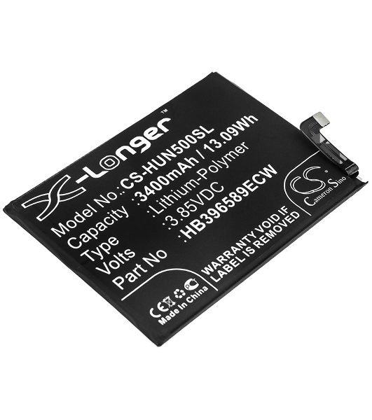 Аккумулятор CameronSino CS-HUN500SL HB396589ECW для Huawei Nova 5, Nova 5 Pro 3.85V, 3400mAh, 13.09Wh