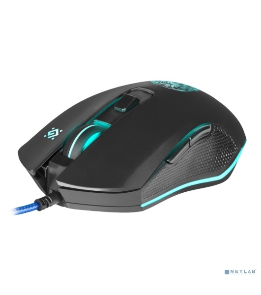 Мышь проводная Defender Sleipnir GM-927 черный, 12800 dpi, USB, кнопки - 6