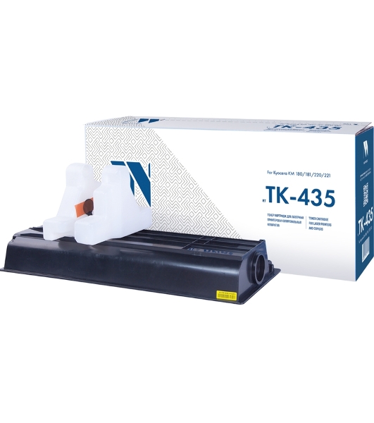 Картридж лазерный NVPrint NV-TK435 (тип TK-435), черный, 15000 стр. (туба 870 г), для Kyocera TASKalfa 180/181/220/221