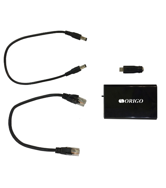 PoE-сплиттер ORIGO OPE301GS/A1A 802.3af/at, 1x1000Base-T PoE In, 1x1000Base-T, выход: 5/9/12В DC