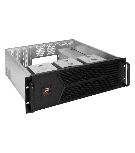Серверный корпус ExeGate Pro 3U450-12 (RM 19', высота 3U, глубина 450, БП 2U-600ADS, 2хUSB)