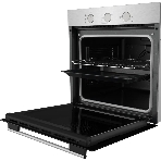 Духовой шкаф электрический Kuppersberg HF 603 BX 60 см, 80 л, High-Tech, 6 режимов, паровая очистка, черный + нерж. сталь, фото2
