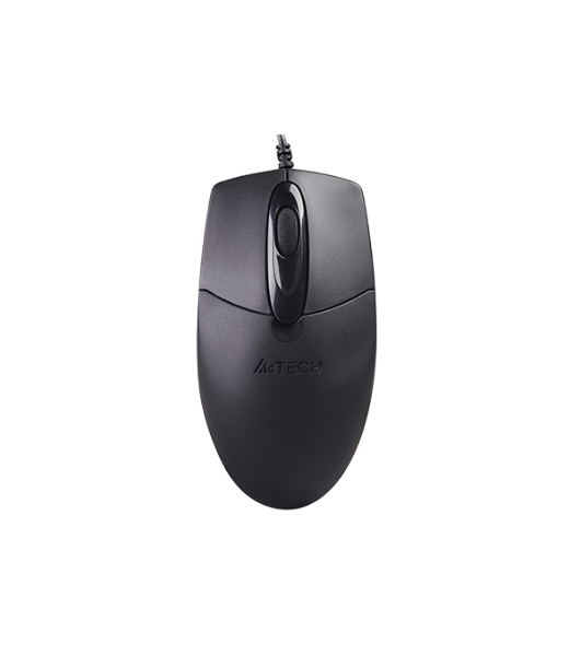 Мышь проводная A4Tech OP-720 черный, 1200 dpi, USB, кнопки - 3