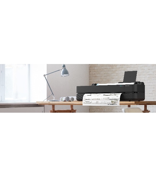 Плоттер струйный HP Designjet T230 (5HB07A), A1, 24', 610 мм, цветной, 2400x1200 dpi, USB, Gigabit Ethernet, WiFi
