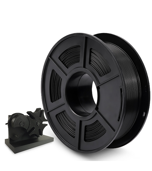 Филамент NVPrint PLA+ черный для 3D печати диаметр 1.75мм длина 330 метров масса 1 кг
