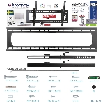 Кронштейн для телевизора Kromax STAR PRO-112 черный 55'-100' макс.103кг настенный наклон, фото10