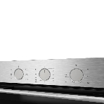 Духовой шкаф электрический Kuppersberg HF 603 BX 60 см, 80 л, High-Tech, 6 режимов, паровая очистка, черный + нерж. сталь, фото 1