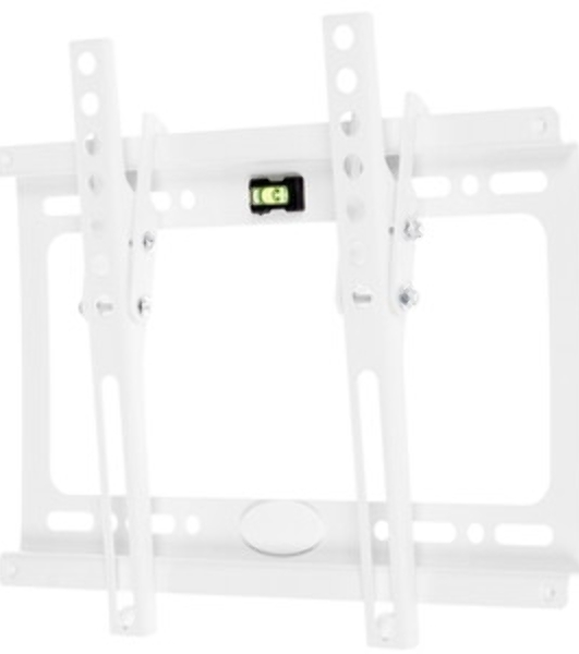 Кронштейн Kromax IDEAL-6 белый, для LED/LCD TV 15'-47', max 35 кг, настенный, 1 ст свободы, наклон 0°-15°, от стены 28 мм, max VESA 200x200 мм