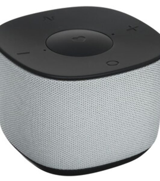 Умная колонка Sber Boom Home, 8Вт, с экраном, 1 динамик, часы, мультирум, TWS, Zigbee хаб, Wi-Fi, Bluetooth 5.0, Zigbee, Салют, серый