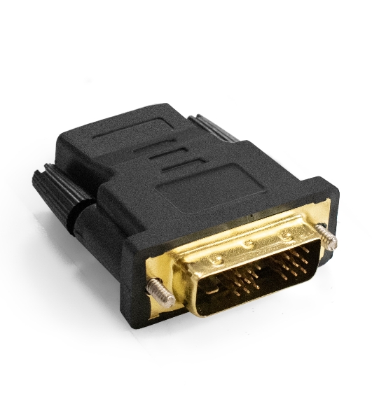 Переходник HDMI-DVI ExeGate EX-A-HDMI-DVI-1 (19F/19M, позолоченные контакты)