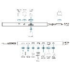 Док-станция ATEN UH3240-AT, USB, HDMI, HDMI/Ethernet/USB-A/USB-C/SDXC/SDHC/SD/microSDXC/microSDHC/microSD, USB Type-C, фото5