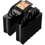 Кулер для процессора PCCooler RT620 BK (250W, 4-pin PWM, 157mm, Al/Cu, 6x6mm, 2x120mm, 73.32CFM, 34.9dBA, 2200RPM, S: 1851/1700/1200/115X, AM5/AM4, black), фото12