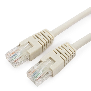 Патч-корд UTP Cablexpert PP6U-1M cat.6, 1м, литой, многожильный, серый