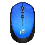 Мышь беспроводная Oklick 488MW синий/черный, 1600 dpi, радиоканал, USB, кнопки - 4, фото 1