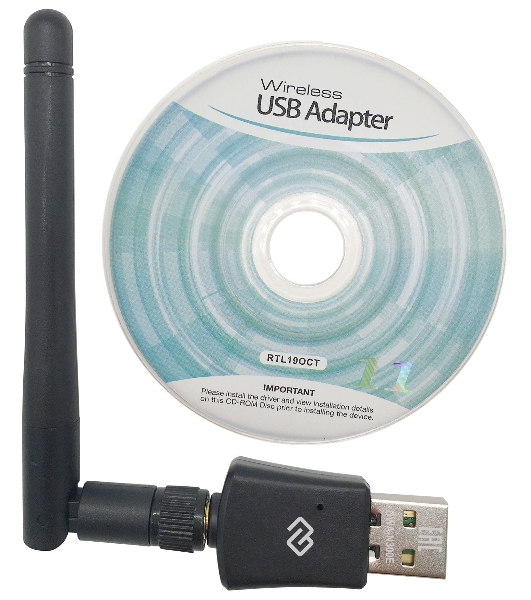 Сетевой адаптер WiFi Digma DWA-N300E N300 USB 2.0 (ант.внеш.съем) 1ант. (упак.:1шт)