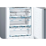 Холодильник Bosch KGN49XLEA нержавеющая сталь двухкамерный 330/108л морозилка снизу, No Frost, фото 1