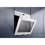 Встраиваемый духовой шкаф Electrolux EOF5F50BV, Электрический духовой шкаф с конвекцией, приготовление на пару, объем 65 л, 8 режимов, очистка каталитическая, 2 стекла в дверце, направляющие проволочные + телескопические (1 уровень)белый, фото 1