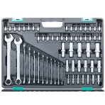 Набор инструментов STELS 141151/4'' 3/8'' 1/2'' cr-v s2 усиленный кейс 216 предм., фото26
