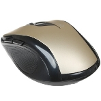 Мышь беспроводная Qumo Office Line M64 золотистый, 1600 dpi, радиоканал, USB, кнопки - 6, фото6