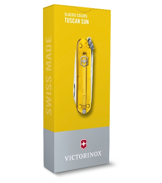 Нож перочинный Victorinox Classic Tuscan Sun (0.6223.T81G) 58мм 7 функций карт.коробка