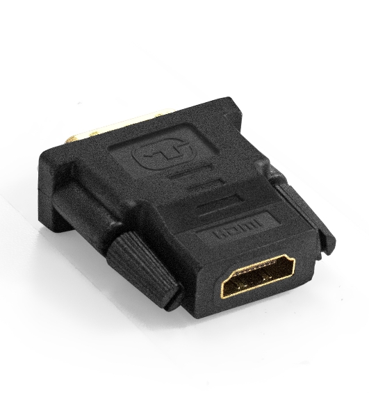 Переходник HDMI-DVI ExeGate EX-A-HDMI-DVI-1 (19F/19M, позолоченные контакты)