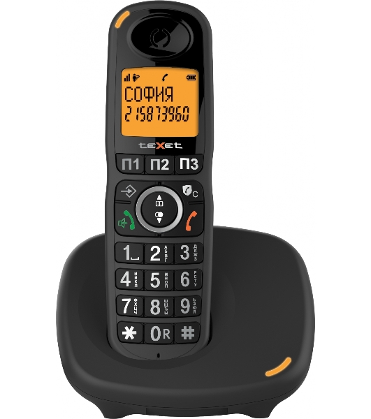 Радиотелефон teXet TX-D8905A черный
