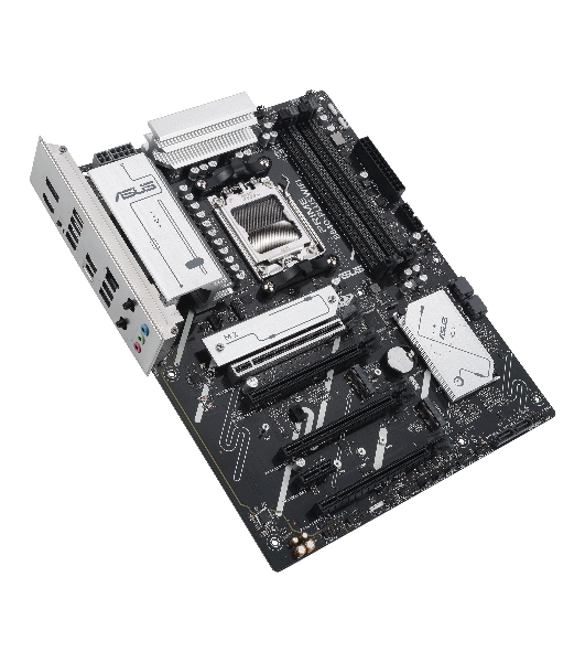 Материнская плата ASUS PRIME B840-PLUS WIFI, AM5, AMD B840, 4xDDR5, 4xSATA, 3xM.2, 1xPCIe 4.0 x16, 1xPCIe 3.0 x16, 2xPCIe 3.0 x16, 1xPCIe 3.0 x1, 1xDP, 1xHDMI, 1x 2.5Gb LAN, 8xUSB-A, 3x3.5 мм, 7.1, ATX