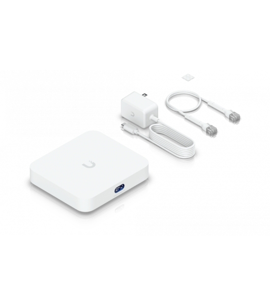 Маршрутизатор Ubiquiti Compact Cloud Gateway with 30+ UniFi device/300+ client support, 1 Gbps IPS routing, and multi-WAN load balancing