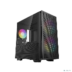 Компьютерный корпус Deepcool CH360 без БП, боковое окно (закаленное стекло), 2x140мм ARGb LED вентилятор спереди и 1x120мм ARGb LED вентилятор сзади, черный, mATX, фото19