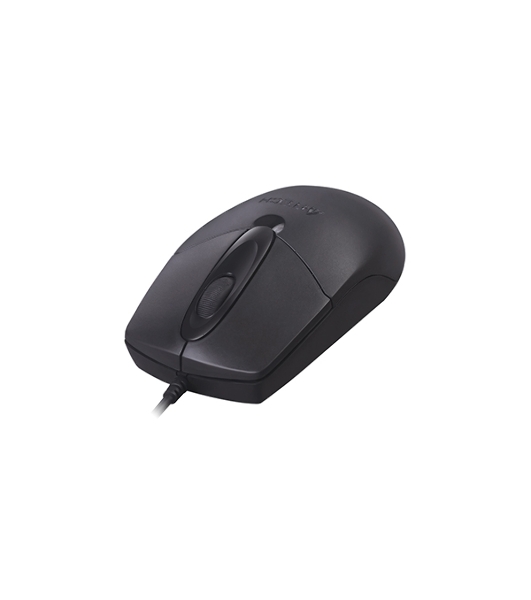 Мышь проводная A4Tech OP-720 черный, 1200 dpi, USB, кнопки - 3