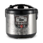 Мультиварка Sakura SA-7753B 5 л, 800 Вт, функция 'Мультиповар', 10 автоматических и 27 программ ручной настройки, LED дисплей, отсрочка старта до 24 часов, функция поддержания температуры до 24 часов, в комплекте 4 аксессуара (мерный стакан, черпак, ложка и контейнер для приготовления, фото3