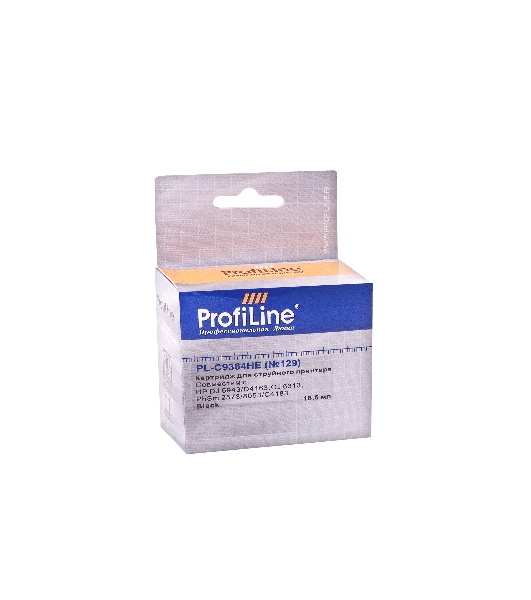 Картридж струйный ProfiLine PL-C9364HE №129 для принтеров HP DJ 5943/D4163/OJ 6313/PhSm 2573/8053/C4183 Black пигмент
