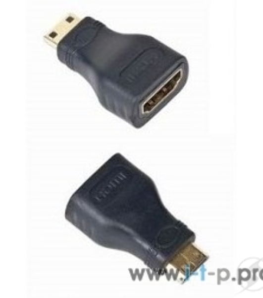 Переходник Gembird Переходник HDMI-miniHDMI 19F/19M, золотые разъемы, пакет