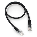 Патч-корд UTP Cablexpert cat.5e, 0.5м, литой, многожильный, черный, фото6