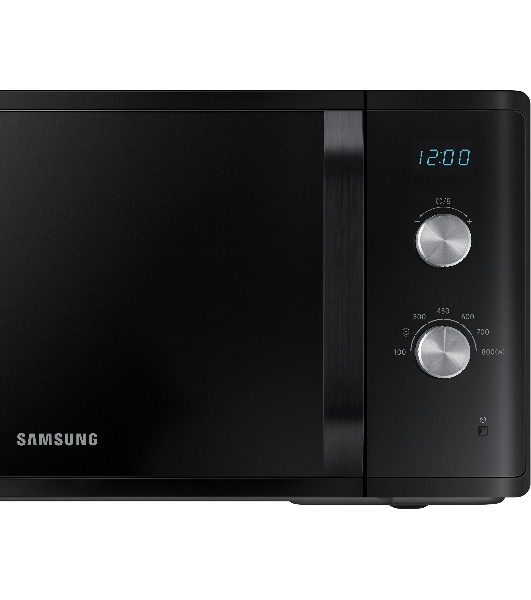 Микроволновая печь Samsung MS23K3614AK черный, 23 л, 800 Вт, переключатели - поворотный механизм