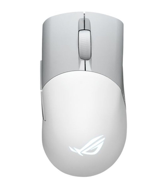Мышь беспроводная/проводная ASUS ROG Keris Wireless AimPoint белый, 36000 dpi, радиоканал, Bluetooth, USB, кнопки - 5