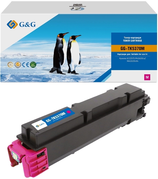 Картридж лазерный G&G GG-TK5370M TK-5370M пурпурный (5000 стр.) для Kyocera ECOSYS PA3500cx/MA3500cifx