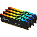 Оперативная память Kingston Fury Beast, DDR5, 128Gb (4x32Gb), 5600MHz, CL40, DIMM, радиатор, RGB, черный, фото11