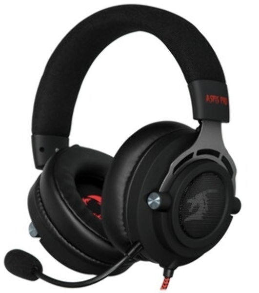 Гарнитура Defender Aspis Pro чёрный, проводная, съёмный микрофон, подсветка