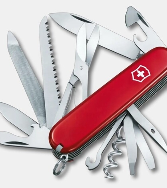 Нож перочинный Victorinox Ranger (1.3763) 91мм 21функций красный карт.коробка