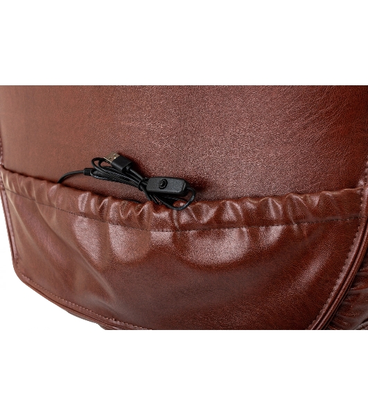 Кресло Бюрократ T-9950MSG-F/BROWN-PU коричневый, экокожа
