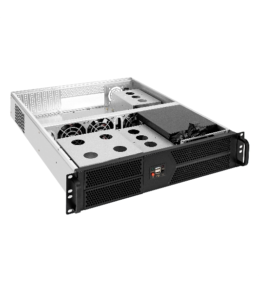 Серверный корпус ExeGate Pro 2U550-04 (RM 19', высота 2U, глубина 550, БП 500ADS, 2*USB)