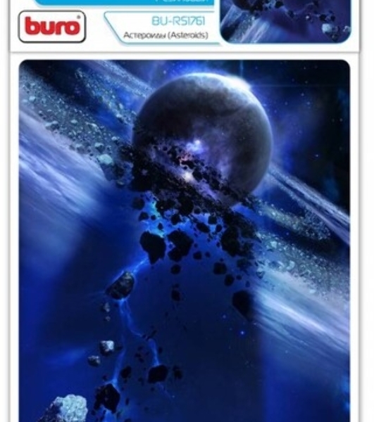 Коврик для мыши Buro BU-R51761 рисунок/астероиды
